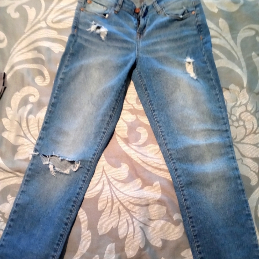 Women's size 4 fancy blue jeans